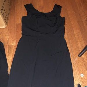 Black collared Calvin Klein dress